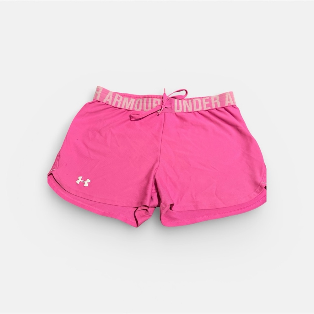 Under Armour Women's Vibrant Pink Athletic Shorts